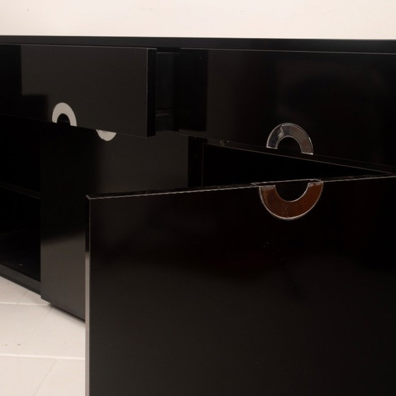 Willy Rizzo Alveo Sideboard for Mario Sabot, Italy 1970 – Wood (photo 19 of 23)