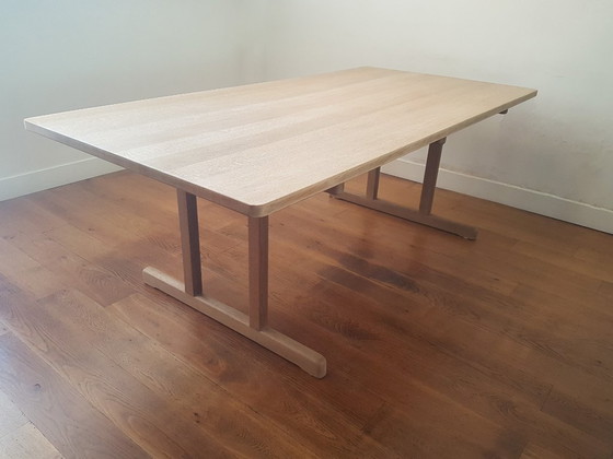 Image 1 of Børge Mogensen BM6286 Mesa de comedor Shaker para Fredericia en roble macizo enjabonado