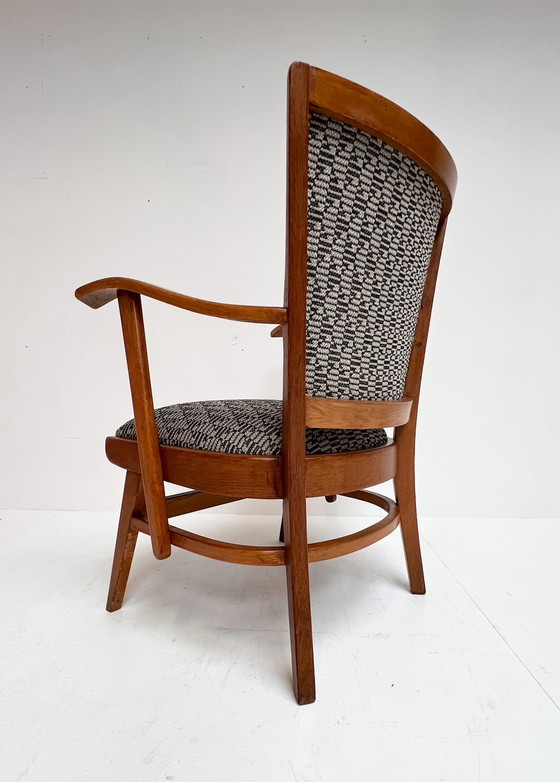 Image 1 of Fauteuil vintage retapissé, 1960's