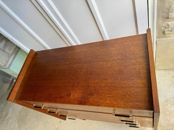 Kommode im Mid-Century-Stil, Kommoden, Holz, Metall, Mid Century Modern (Foto 9 von 16)