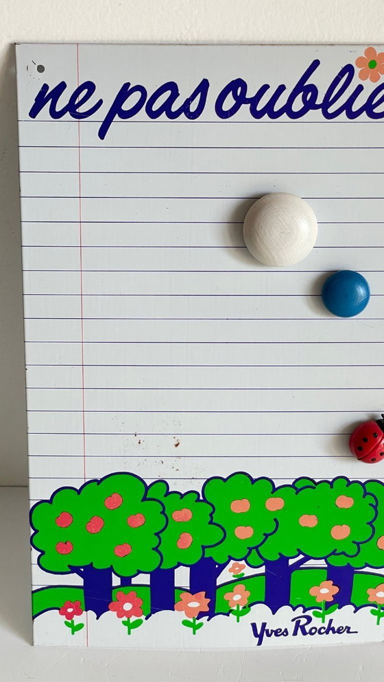 Image 1 of Yves Rocher Vintage Metalen Herinneringsblok