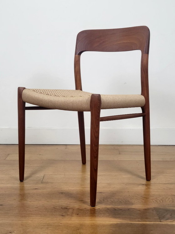 Image 1 of Juego de 5 sillas de comedor Niels O. Møller modelo 75 para J.L. Møllers Møbelfabrik