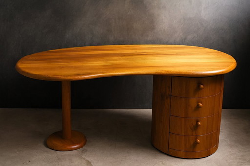 Bureau uit massief teak van C.F. Christensen voor CFC Silkeborg