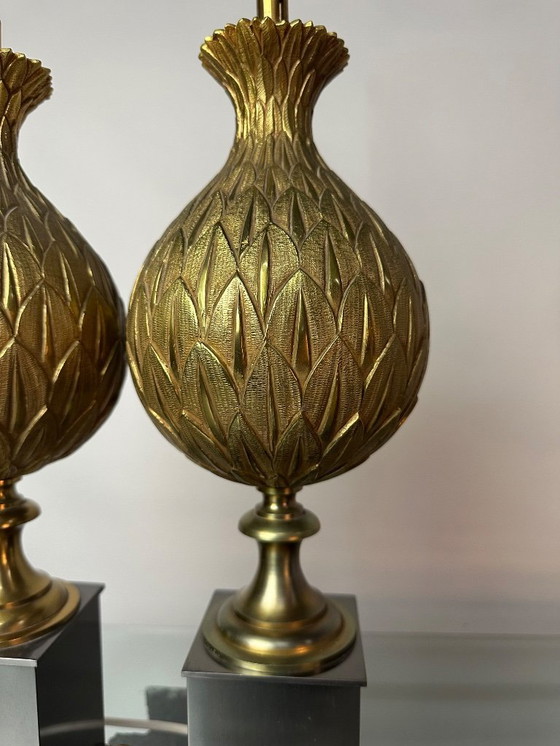 Image 1 of Coppia di lampade da tavolo Maison Charles, modello persiano.