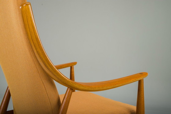 Image 1 of Chaise longue en teck du Mid Century par Peter Hvidt & Orla Mølgaard pour France & Søn / France & Daverkosen, années 1960