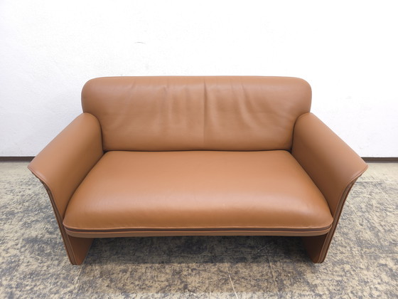Image 1 of De Sede ds 125 Cognac Designer Sofa Leather Sofa Couch Gerd Lange