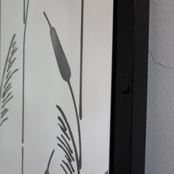 Image 1 of Specchio Retroilluminato Da Parete Design Anni ‘80 Modernariato