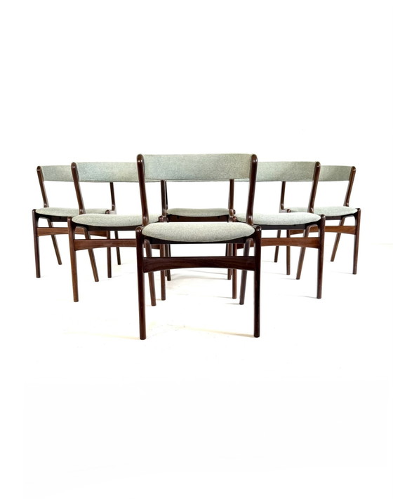 Image 1 of 6x sedia da fuoco modello vintage n. 68, Andersstrup Møbelfabrik '60