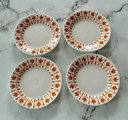 Lot 4 assiettes dessert Digoin Sarreguemines