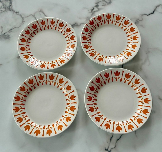 Lotto 4 piatti da dessert Digoin Sarreguemines – Stoviglie, Ceramica (photo 2 of 6)