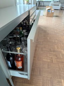Sleek Low Sideboard Cabinet by MDF Italia (Aluminum)