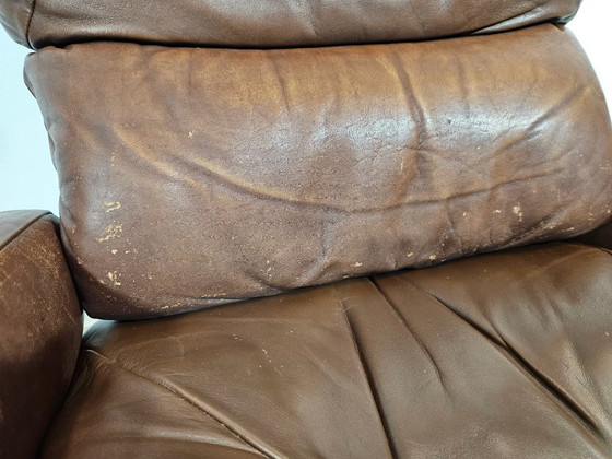 Image 1 of Poltrona con poggiapiedi, Westnofa, "Poltrona con poggiapiedi", progettata da