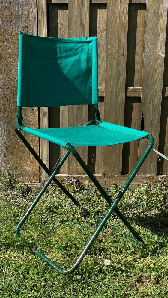 Image 1 of CHAISE pliante CAMPING Vintage