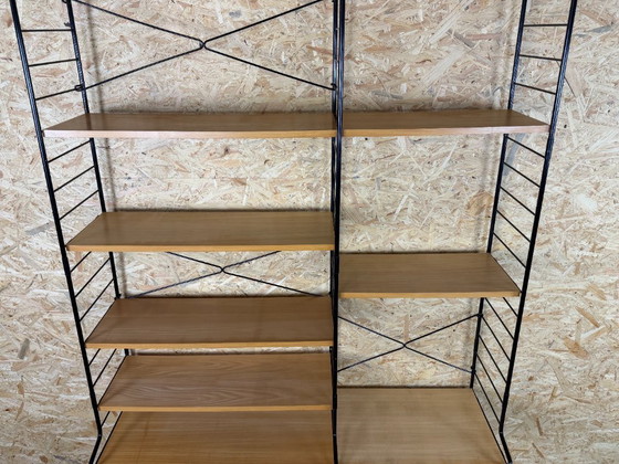 Jaren 60 70 Essen Wandrek Wall Unit Van WHB Duitsland Mid Century – Metal, Wood (photo 7 of 18)