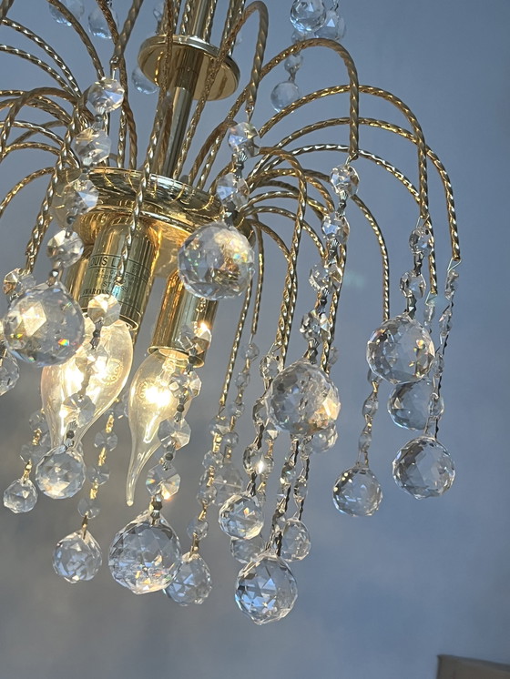 Image 1 of branded SWAROVSKI STRASS chandelier pendant lamp vintage