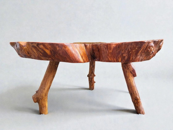 Mesa de centro de raíz de olivo en estilo brutalista. – Mesas de centro, Wood (photo 6 of 8)