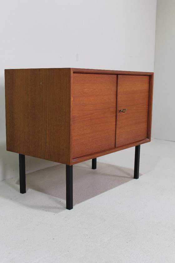 Image 1 of Meuble vintage en teck, buffet - 1960s