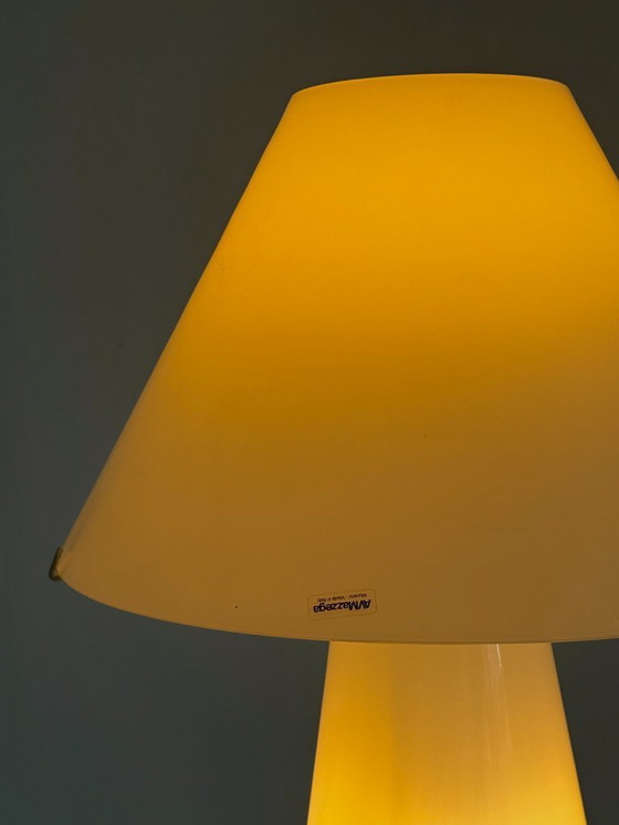 Image 1 of Lampe de table vintage italienne à champignon par Carlo Nason pour AV Mazzega large