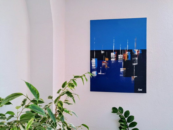 Giancarlo MARCUCCI - Regata - Artist's painting – Paintings & Drawings, Canvas (photo 8 of 13)