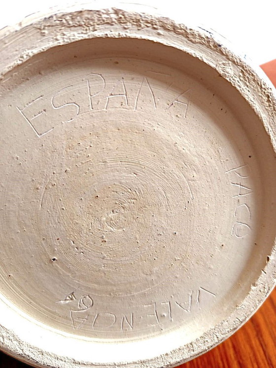 Image 1 of amfora, botijo ​​of porrón, vat van witte klei