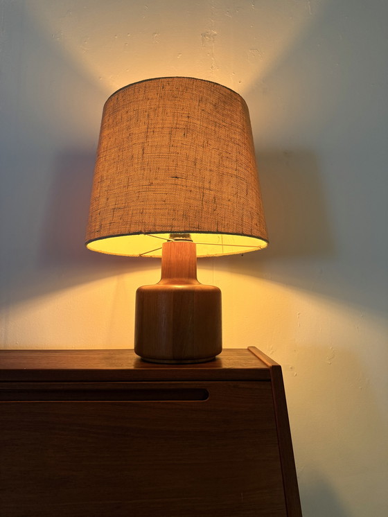 Image 1 of Lampe de table vintage en teck, Bestform '70