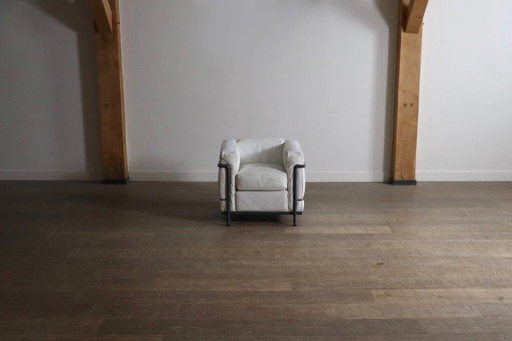 Vintage Cassina LC2 Lounge Chair von Charlotte Perriand und Le Corbusier