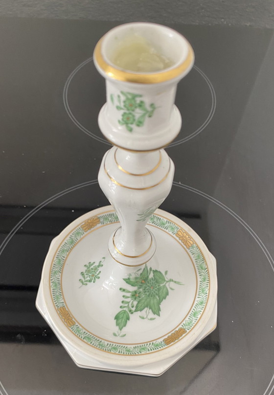 Image 1 of Antieke Herend Ungheria candelaar
