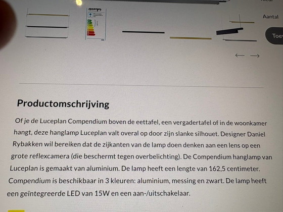 Image 1 of Suspension Luceplan Compendium