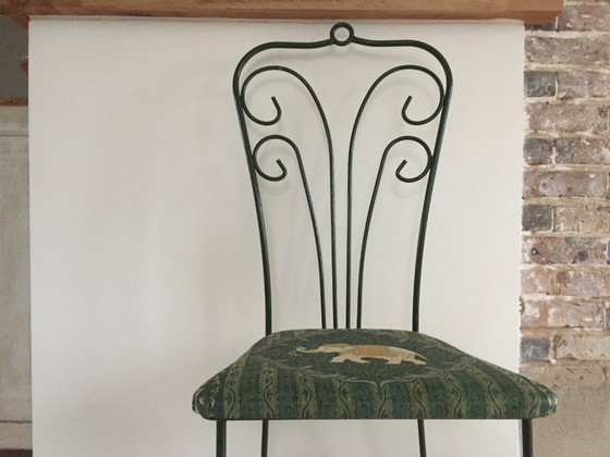 Image 1 of Vintage Wrought Iron Garden Chair