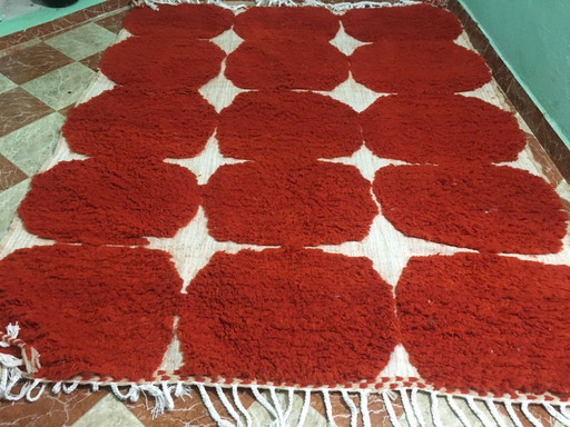 Alfombra marroquí artesanal de 250 cm x 200 cm.