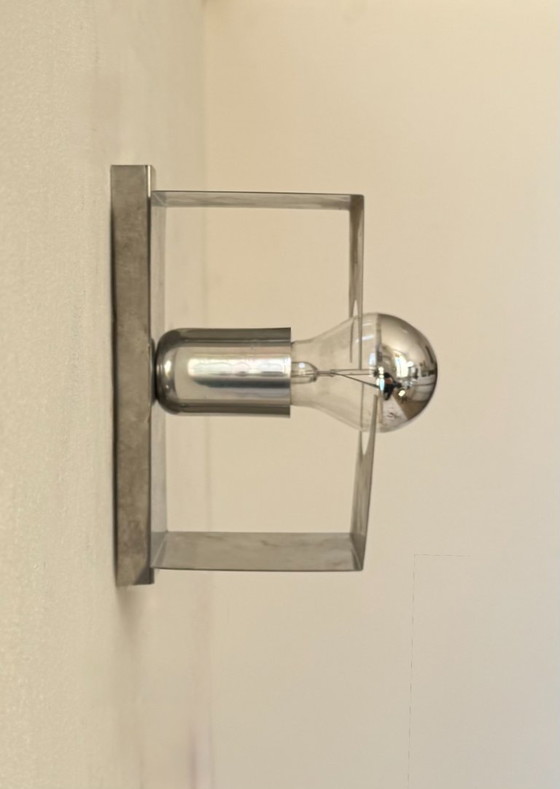 Image 1 of Applique vintage, metallo spazzolato, Francia, 1970