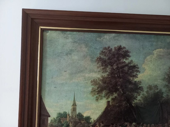 Image 1 of STAMPA ARTISTICA su cartone con cornice | Festival degli Agricoltori | David Teniers il Giovane