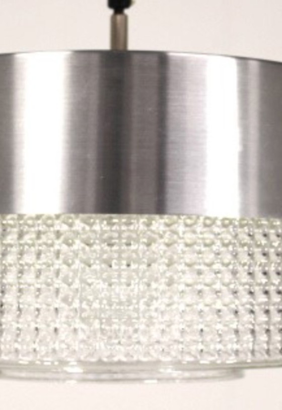 Image 1 of Lampada a sospensione in metallo e vetro, Svezia, 1960