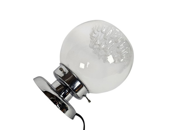 Image 1 of Murano - Mazegga - Carlo Nason - set di 2 lampade da tavolo - vetro - cromo - anni '60