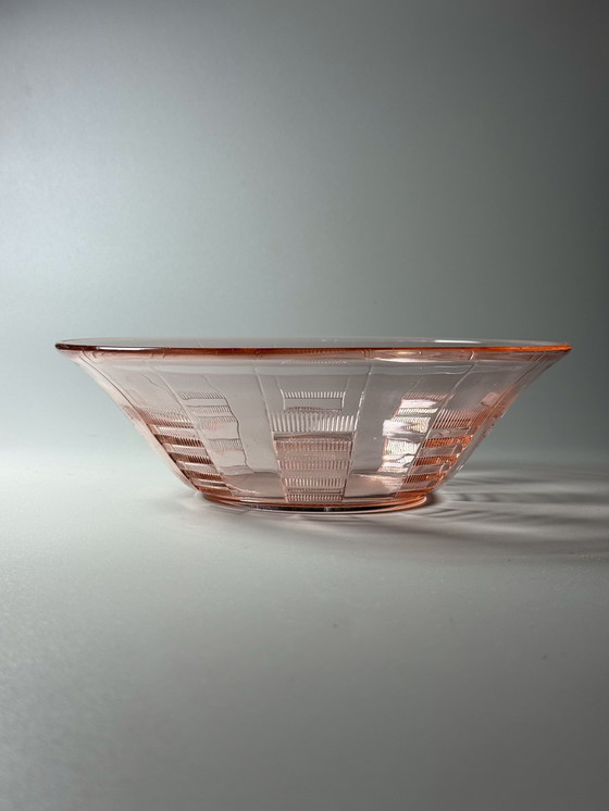 Image 1 of Servizio da portata Art Déco Rosaline "Severina" di Val Saint Lambert