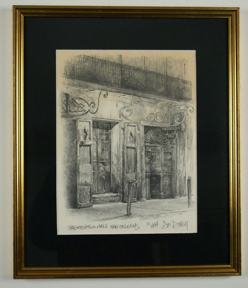 Don DAVEY, Preservation Hall, New Orleans, 1984.