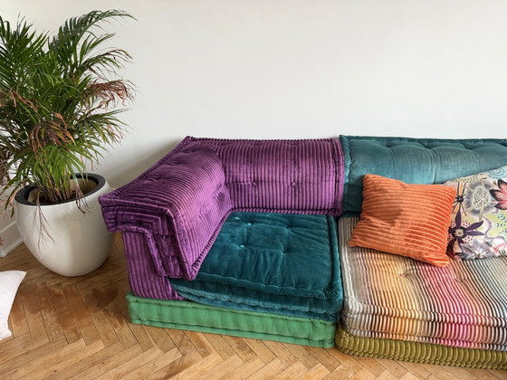 Roche Bobois Mah Jong Missoni Design – Zithoek, Velvet, Cotton (photo 4 of 8)