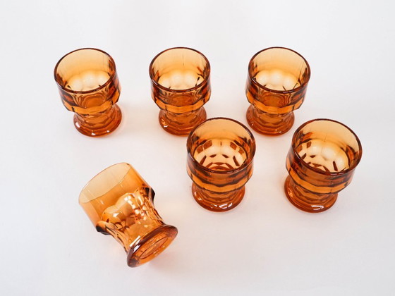 Image 1 of Set di sei bicchieri, design italiano, anni '70, made in Italy