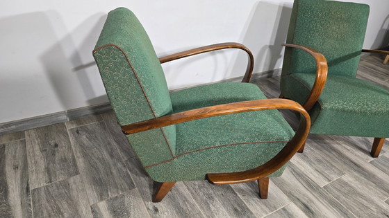 Image 1 of Ensemble de fauteuils vintage par Jindrich Halabala