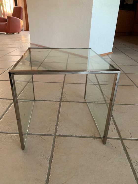 Image 1 of Vintage set of 3 nesting tables