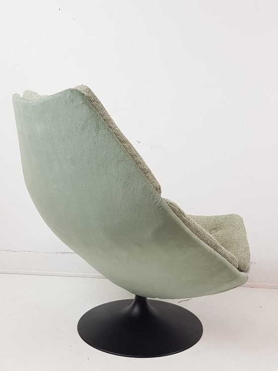 Artifort F588 Groen Ploegstof Monza Multi Nieuw – Fauteuils, Metal, Textile (photo 5 of 15)