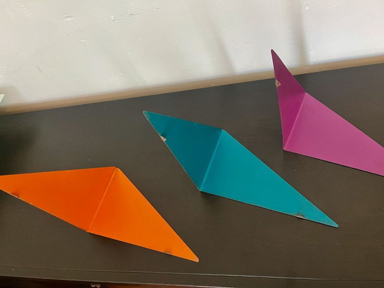 3x Cadovius Butterfly CADO – rari colori originali – Scaffali a muro, Iron, Metal (photo 13 of 14)