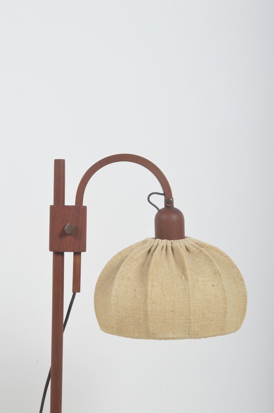Image 1 of Table Lamp With Teak From Domus, 1970s