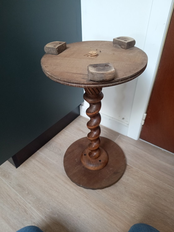 Image 1 of Piëdestal in massief hout