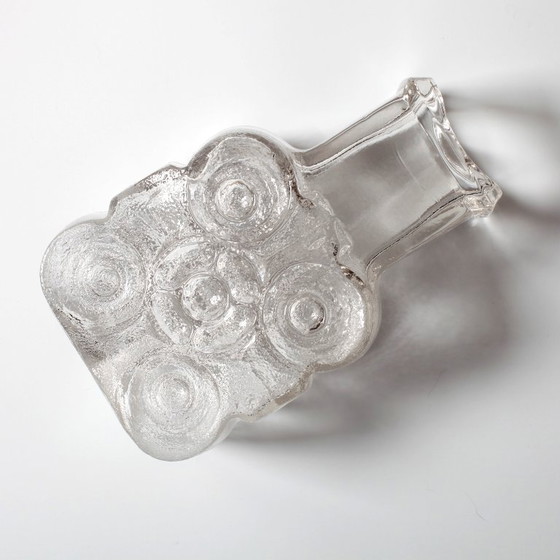 Image 1 of Vintage Walther Glas Vase: MCM Heiner Düsterhaus Art Glass, 1972