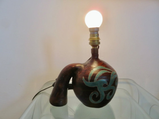 Image 1 of Lamp van keramiek, gesigneerd, circa 1960