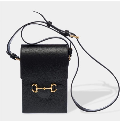 Sac GUCCI Horsebit 1955 Verticaal en Cuir Noir - 103384