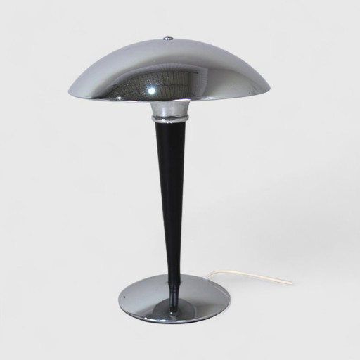 Lampe de table vintage IKEA, lampe champignon chromée