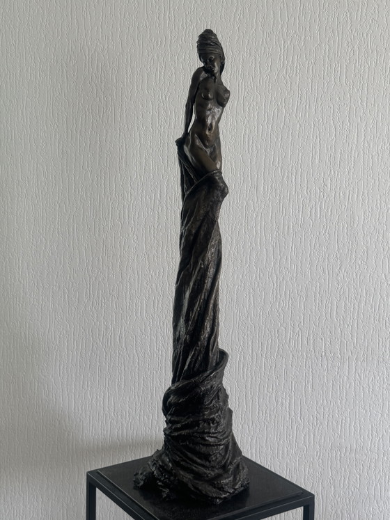 Bronze Female Sculpture by José Van Der Gun (photo 3 of 15)