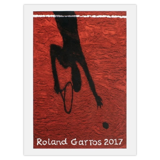 Affiches officielles ROLAND-GARROS 2017 - Vik Muniz poster 2017
